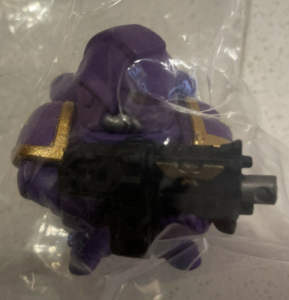 Chibi Hawk Lords Chapter Bandai figurine: a Warhammer 40k Space Marine Intercessor