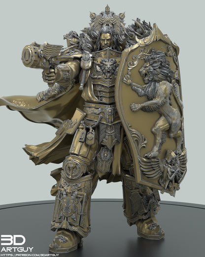 The First Knight Miniature 3dArtGuy .STL File