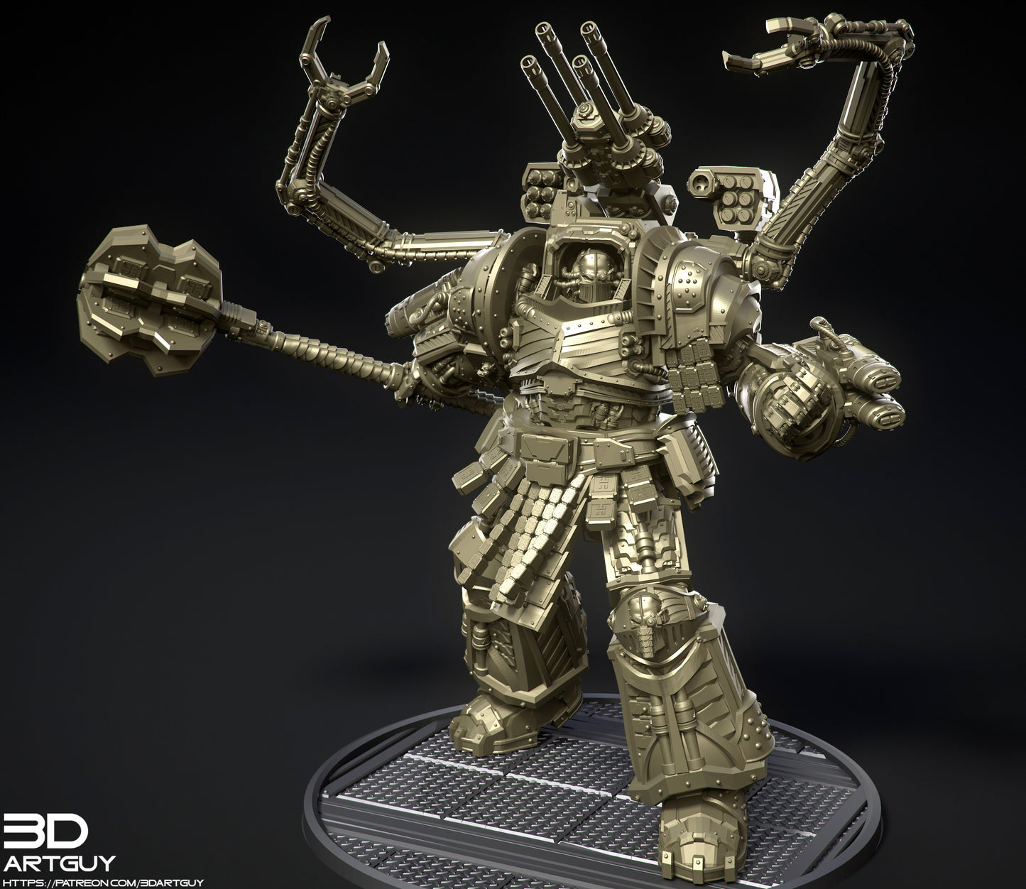 Bitter Genius Miniature 3dArtGuy .STL File