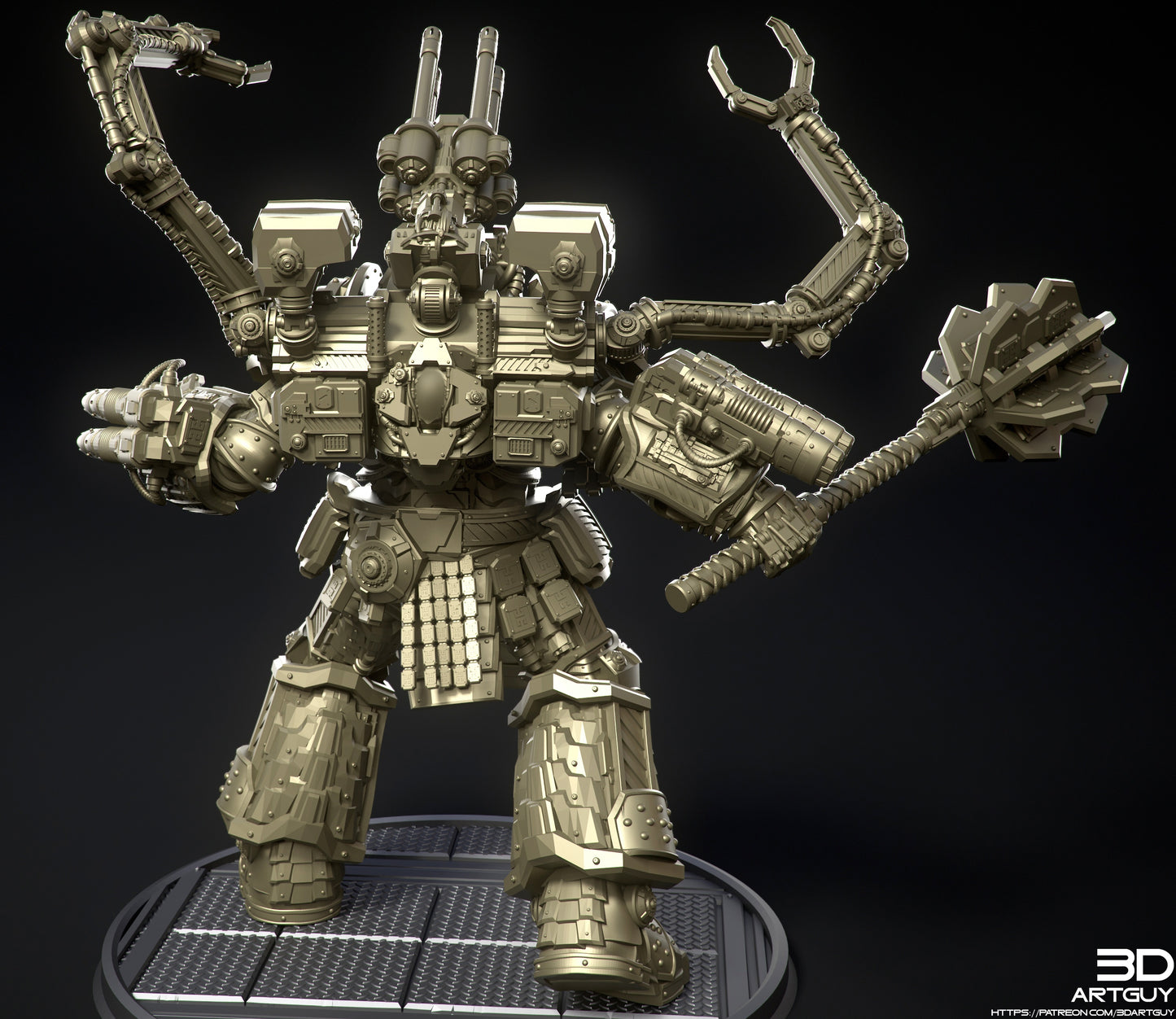 Bitter Genius Miniature 3dArtGuy .STL File