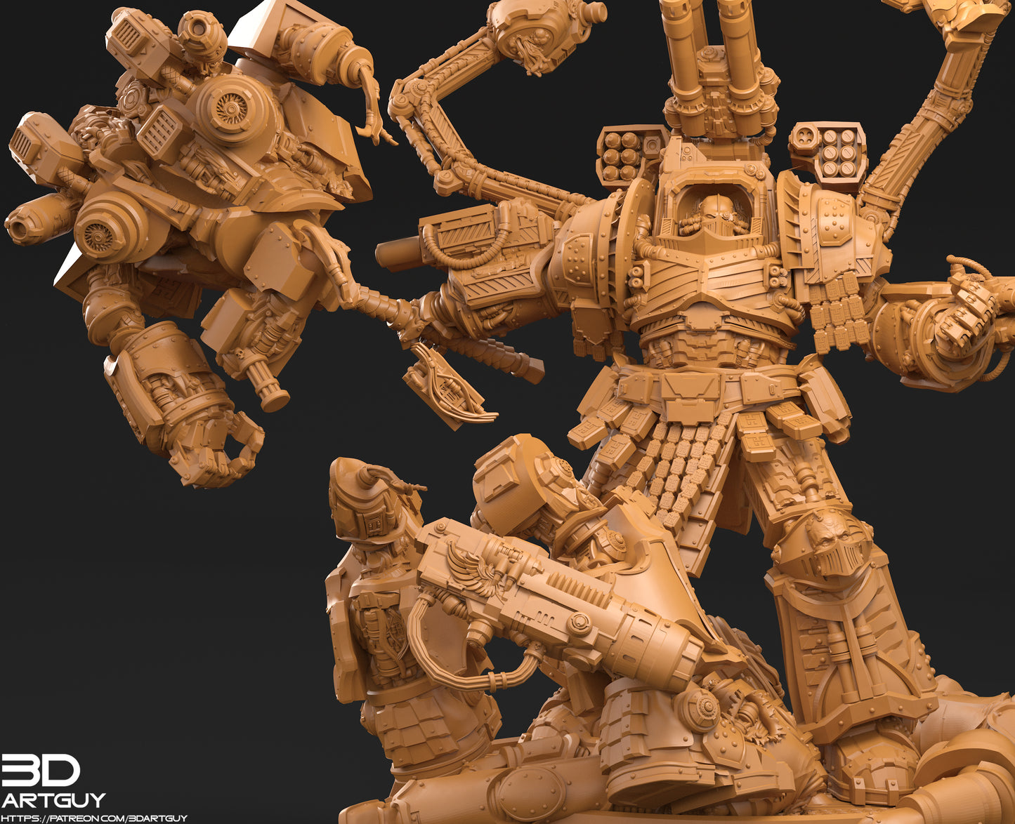 Bitter Genius Miniature 3dArtGuy .STL File