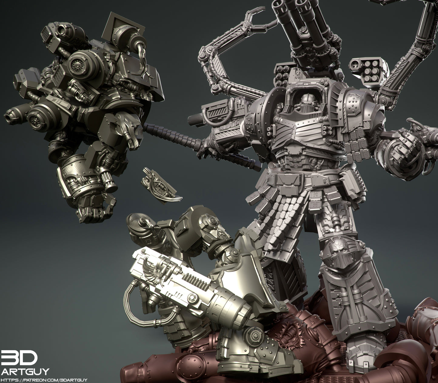 Bitter Genius Miniature 3dArtGuy .STL File