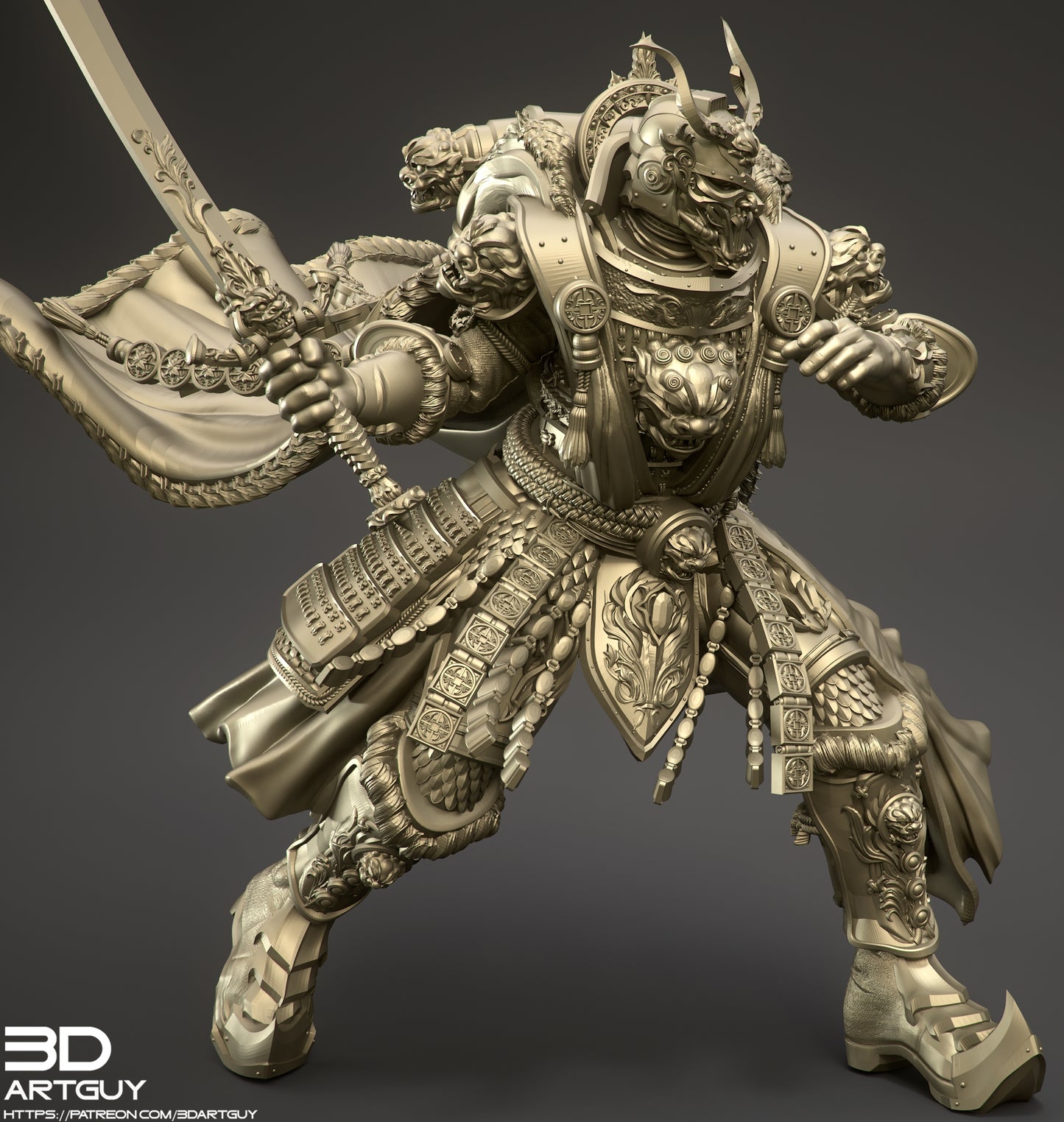 The Rider Miniature 3dArtGuy .STL File