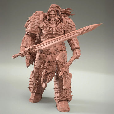 Viking Warrior Miniature 3dArtGuy .STL File