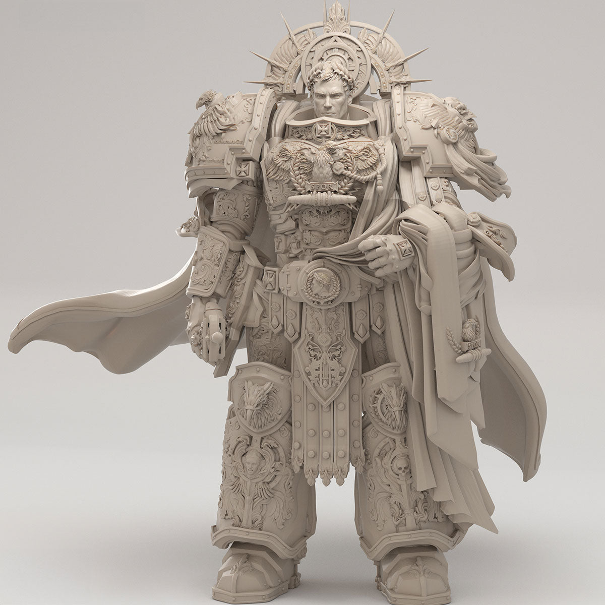 Space Caesar Miniature 3dArtGuy .STL File