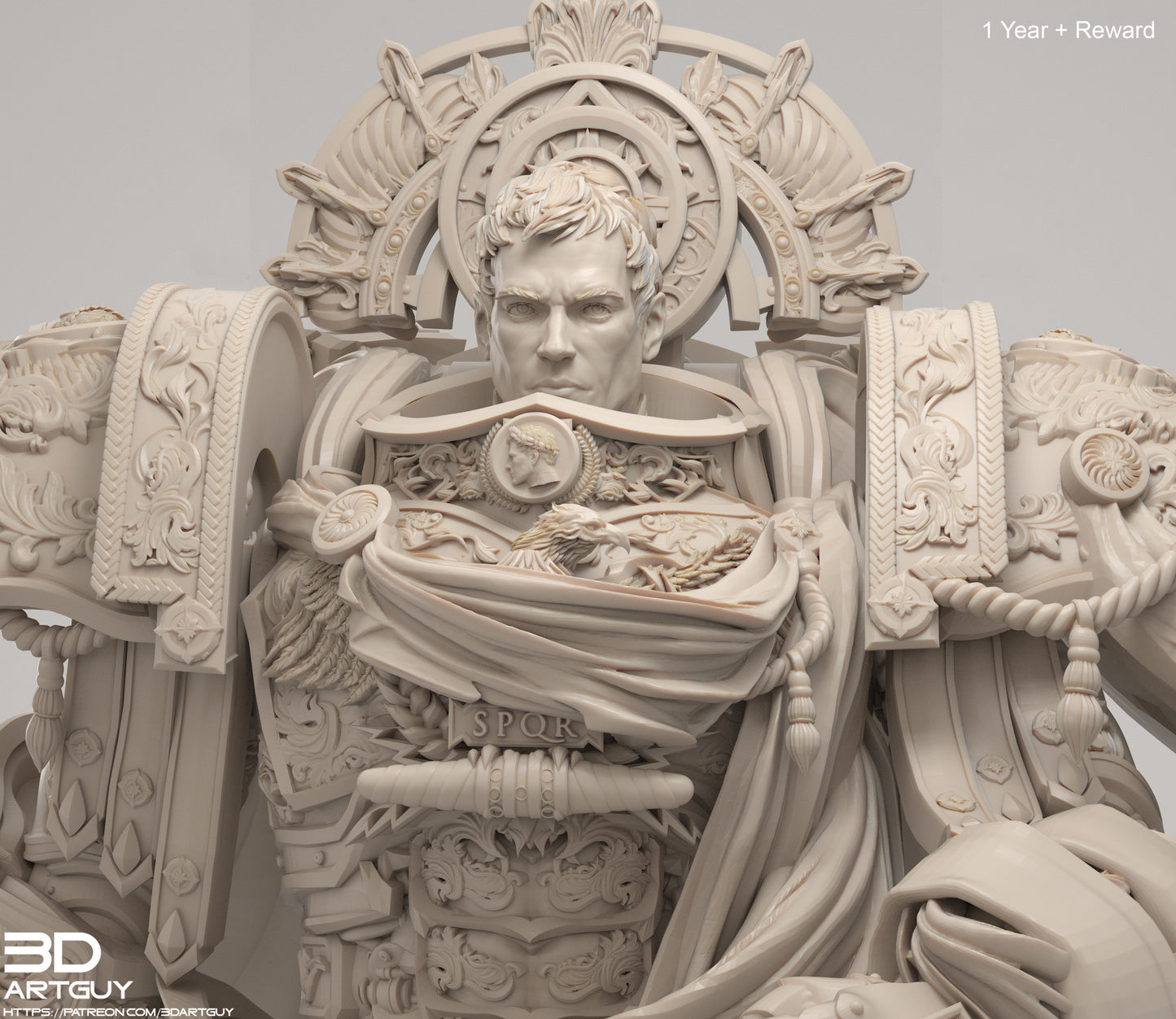 Space Caesar Miniature 3dArtGuy .STL File