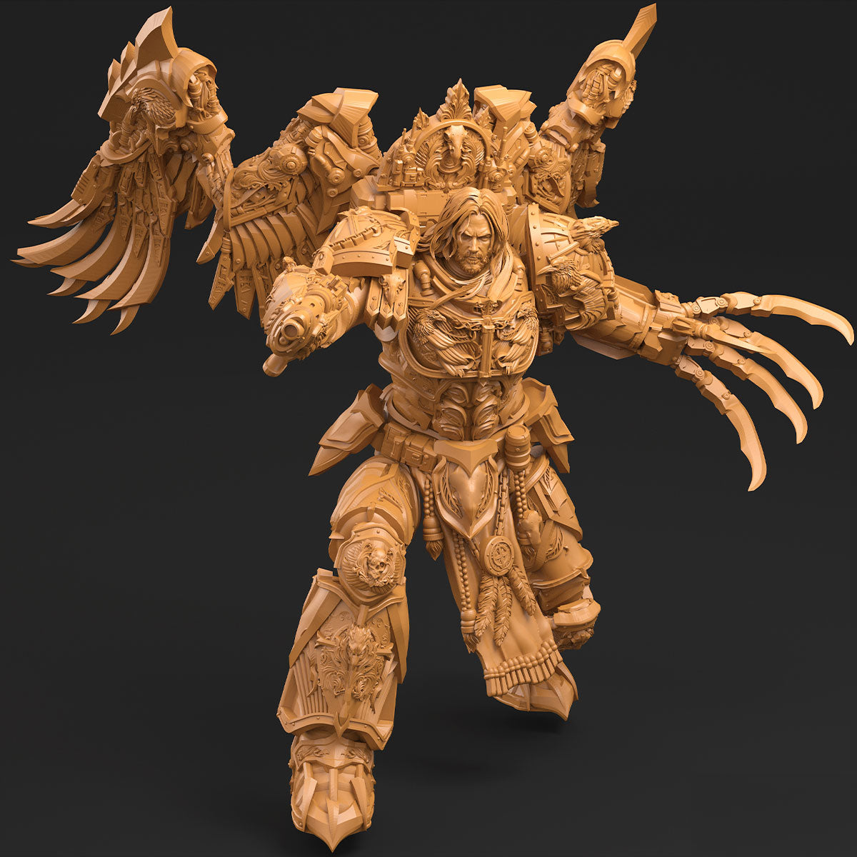 Bird Ninja Miniature 3dArtGuy .STL File