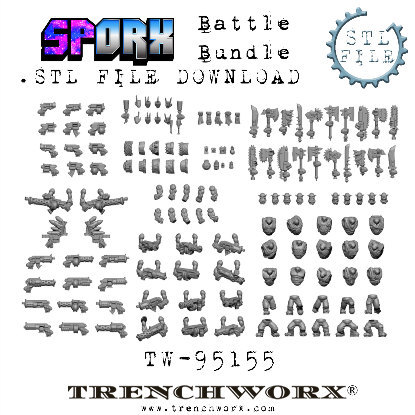 SpOrx Battle Bundle! .STL Download